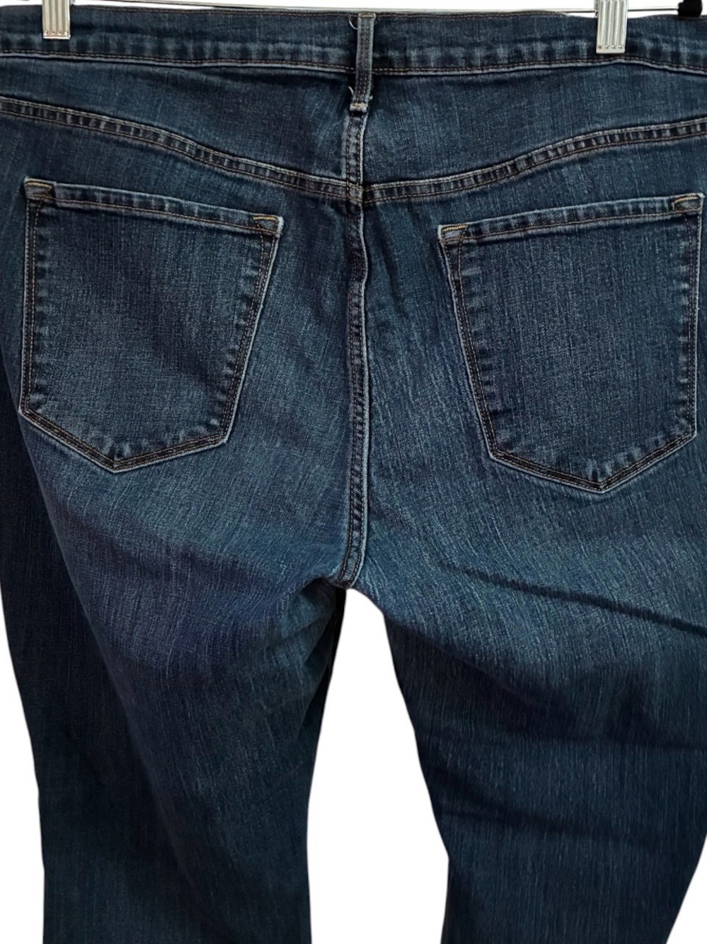 Old Navy Curvy Profile Mid Rise Straight Leg Blue Denim Jeans 18 Short Petite - Picture 9 of 9